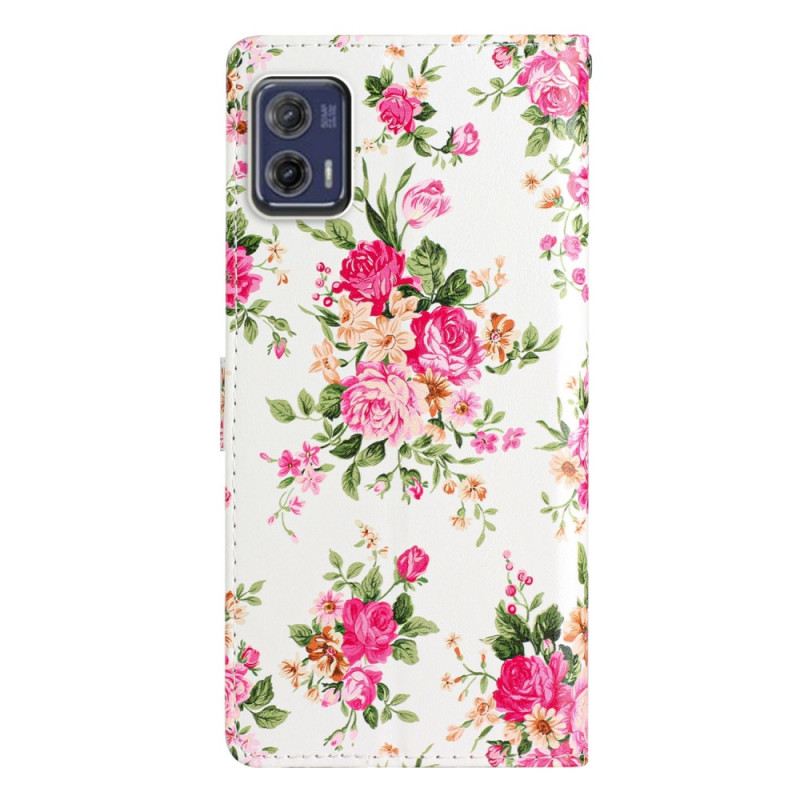 Futrola Moto G73 5G Remen Liberty Flowers