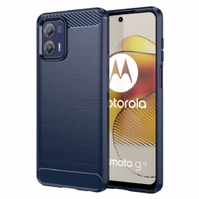 Maskica Moto G73 5G Brušena Karbonska Vlakna