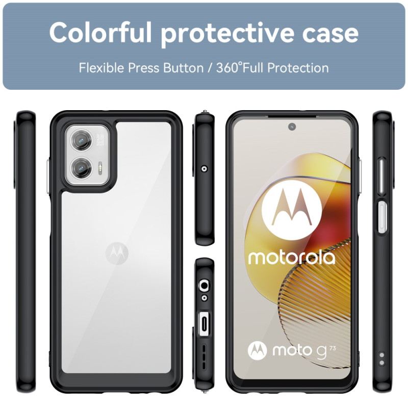 Maskica Moto G73 5G Prozirni Hibrid