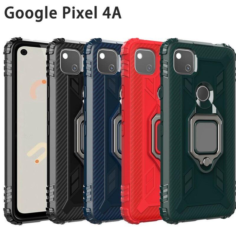 Maskica Google Pixel 4A Prsten I Karbonska Vlakna