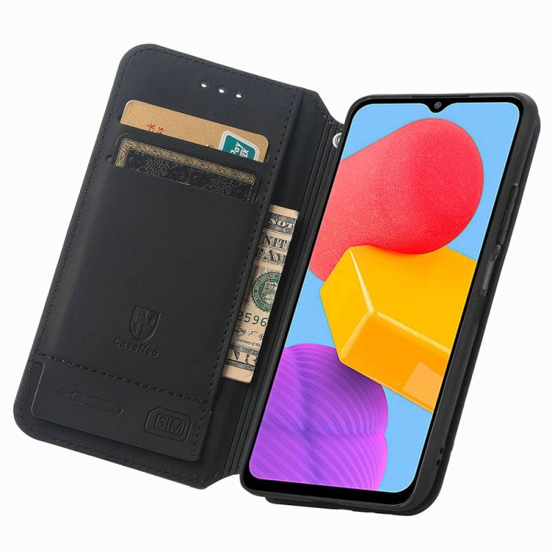 Flip Futrola Samsung Galaxy M13 Kožna Futrola Caseneo Rfid Dizajn