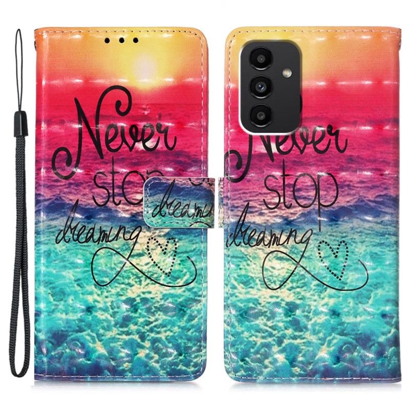 Flip Futrola Samsung Galaxy A54 5G Never Stop Dreaming Strappy