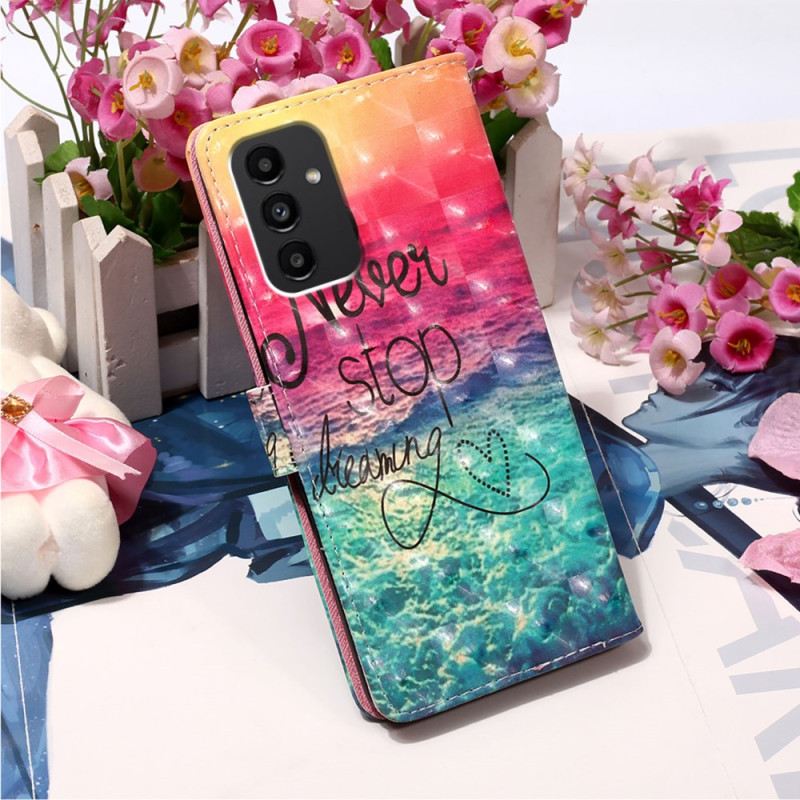 Flip Futrola Samsung Galaxy A54 5G Never Stop Dreaming Strappy