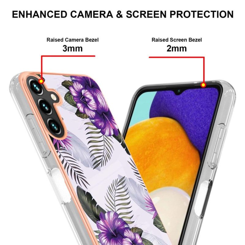 Maskica Samsung Galaxy A54 5G Mramorirano Cvjetno