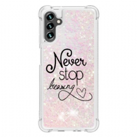 Maskica Samsung Galaxy A54 5G Never Stop Sequins