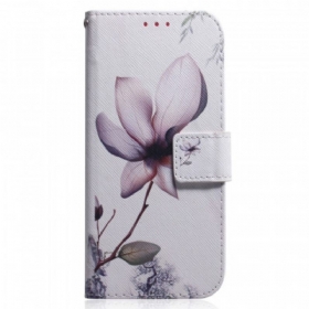 Flip Futrola Xiaomi Redmi Note 11 / 11S Cvijet Dusty Pink