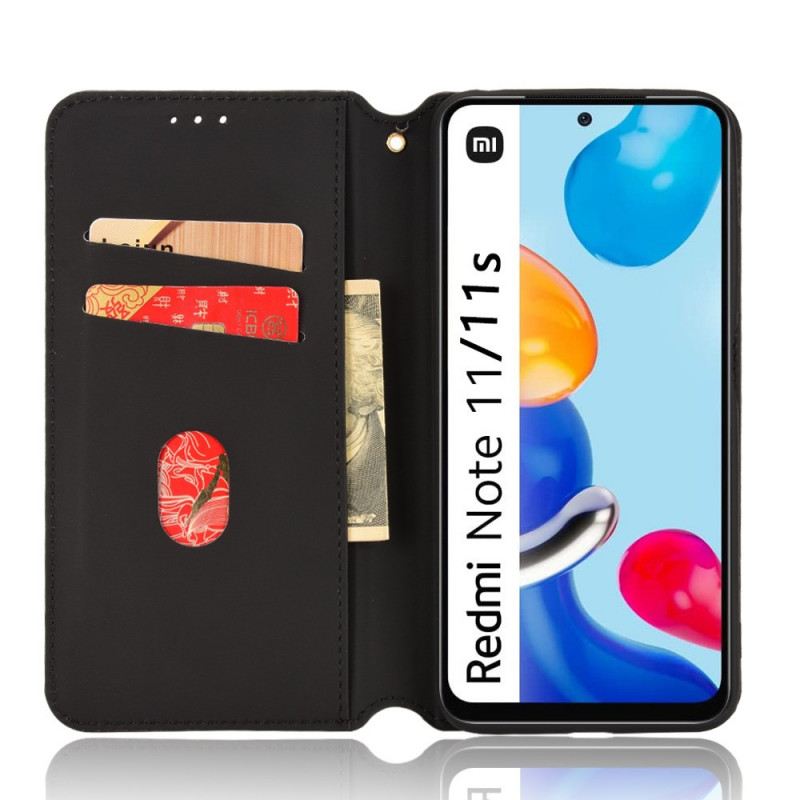 Flip Futrola Xiaomi Redmi Note 11 / 11S Kožna Futrola 3d Dijamantni Kožni Efekt