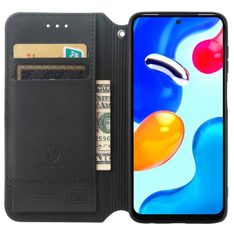 Flip Futrola Xiaomi Redmi Note 11 / 11S Kožna Futrola Caseneo Rfid