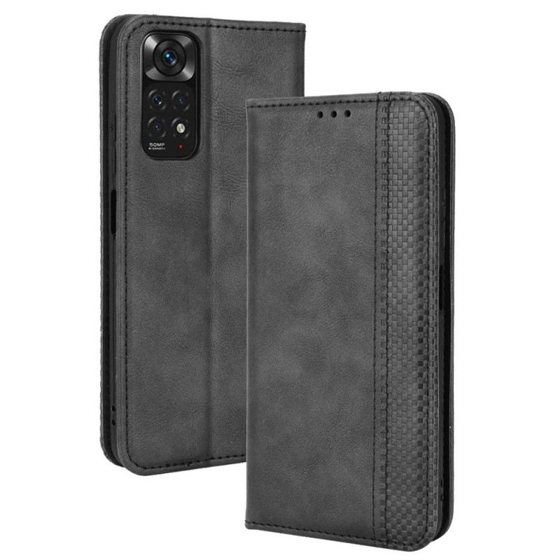 Flip Futrola Xiaomi Redmi Note 11 / 11S Kožna Futrola Efekt Stilizirane Vintage Kože