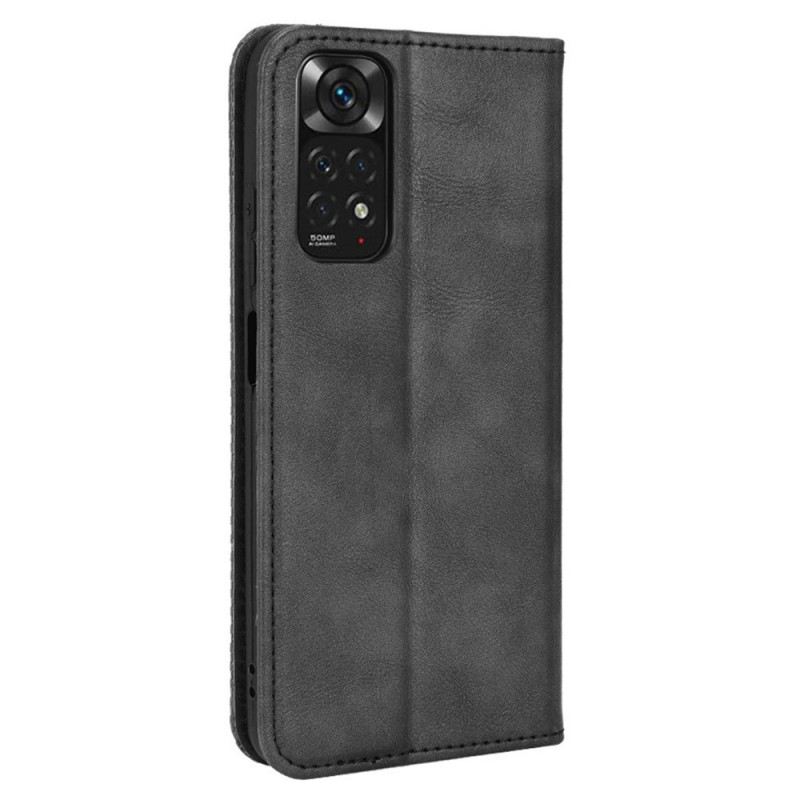 Flip Futrola Xiaomi Redmi Note 11 / 11S Kožna Futrola Efekt Stilizirane Vintage Kože