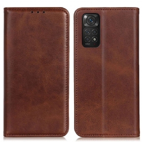 Flip Futrola Xiaomi Redmi Note 11 / 11S Kožna Futrola Elegance Split Koža