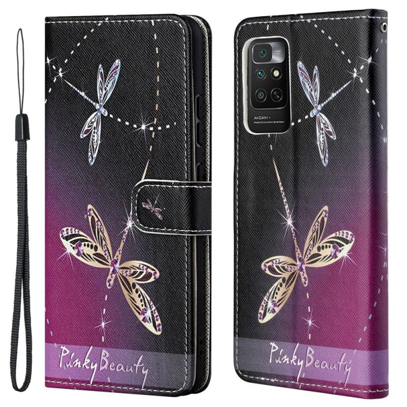 Kožna Futrola Xiaomi Redmi Note 11 / 11S Dragonflies S Remenčićima