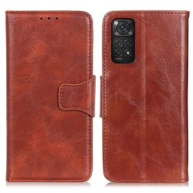 Kožna Futrola Xiaomi Redmi Note 11 / 11S Flip Futrola Teksturirani Magnetski Preklop