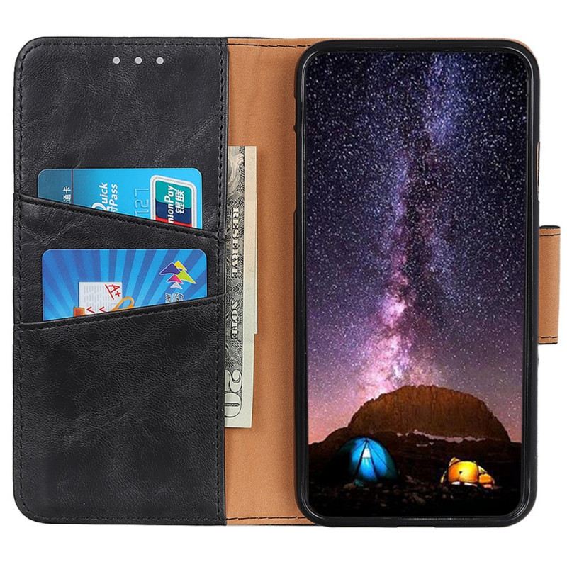 Kožna Futrola Xiaomi Redmi Note 11 / 11S Flip Futrola Teksturirani Magnetski Preklop