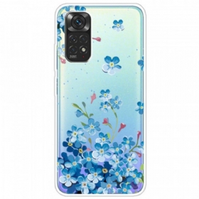 Maskica Xiaomi Redmi Note 11 / 11S Buket Plavog Cvijeća