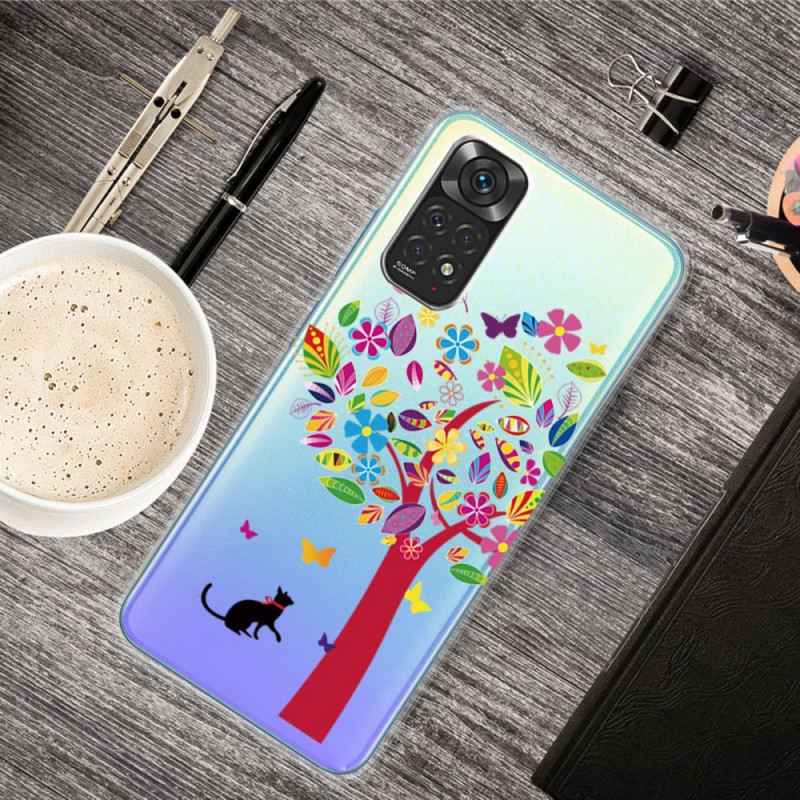 Maskica Xiaomi Redmi Note 11 / 11S Mačka Ispod Šarenog Drveta