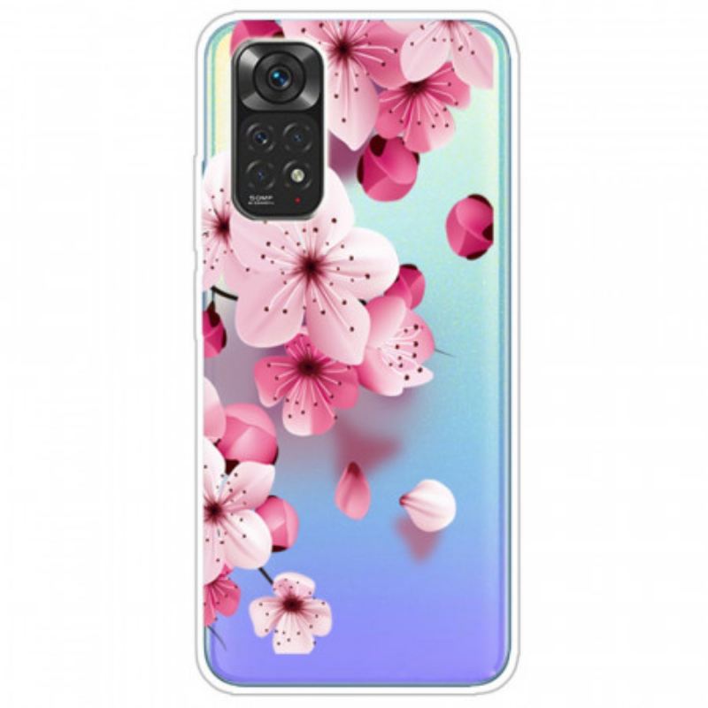 Maskica Xiaomi Redmi Note 11 / 11S Mali Ružičasti Cvjetovi