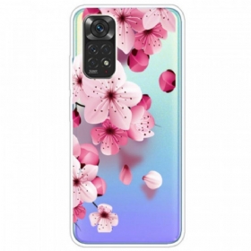 Maskica Xiaomi Redmi Note 11 / 11S Mali Ružičasti Cvjetovi