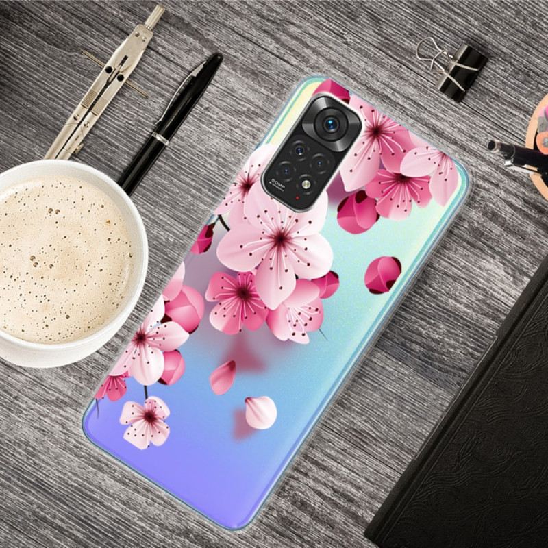 Maskica Xiaomi Redmi Note 11 / 11S Mali Ružičasti Cvjetovi