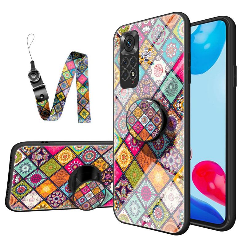 Maskica Xiaomi Redmi Note 11 / 11S Patchwork Magnetski Držač