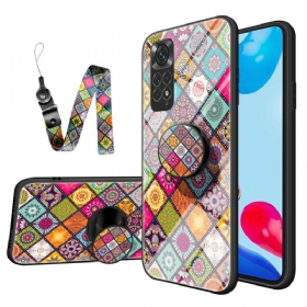 Maskica Xiaomi Redmi Note 11 / 11S Patchwork Magnetski Držač