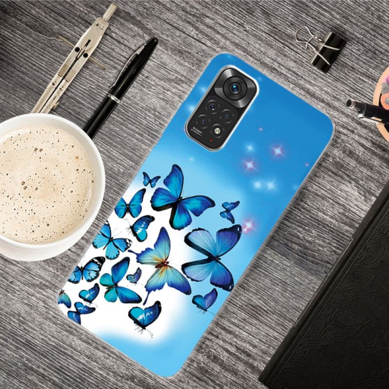 Maskica Xiaomi Redmi Note 11 / 11S Plavi Leptiri