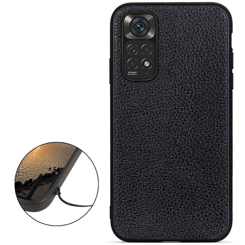 Maskica Xiaomi Redmi Note 11 / 11S Prava Litchi Koža