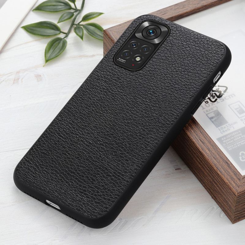 Maskica Xiaomi Redmi Note 11 / 11S Prava Litchi Koža