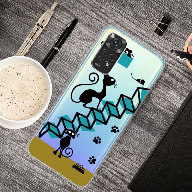 Maskica Xiaomi Redmi Note 11 / 11S Smiješne Mačke