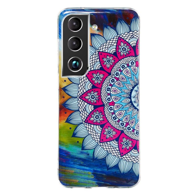 Maskica Samsung Galaxy S22 Plus 5G Fluorescentna Cvjetna Serija