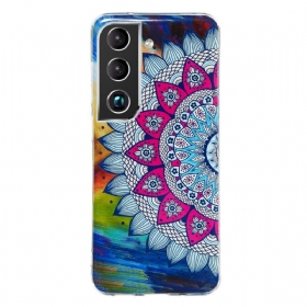 Maskica Samsung Galaxy S22 Plus 5G Fluorescentna Cvjetna Serija