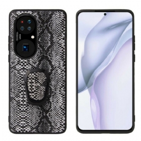 Maskica Huawei P50 Pro Držač Prstena U Stilu Zmije