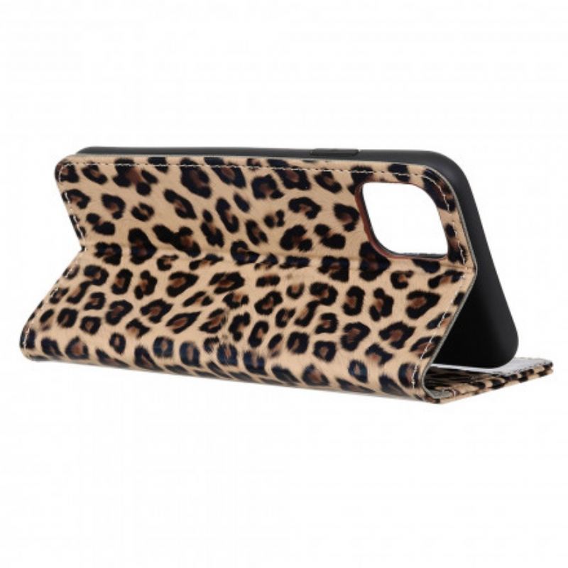 Kožna Futrola Moto G100 Leopard