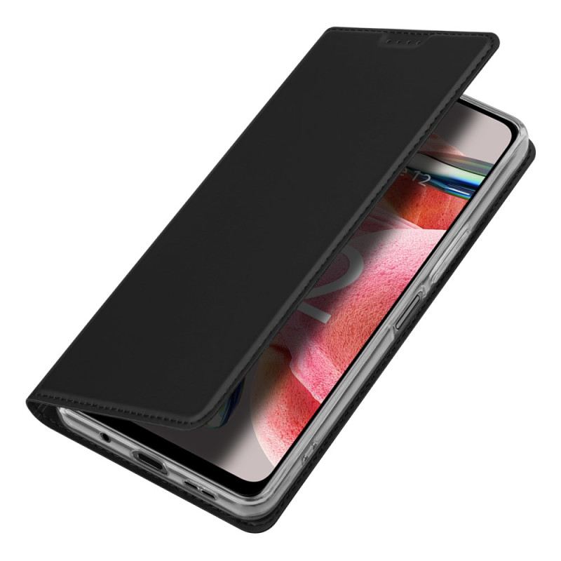 Flip Futrola Xiaomi Redmi Note 12 4G Kožna Futrola Skin-pro Serija Dux Ducis