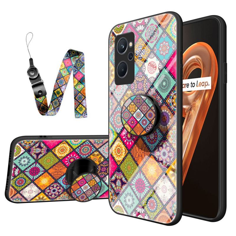 Maskica Realme 9i Patchwork Magnetski Držač