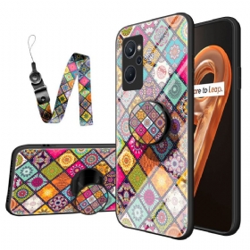 Maskica Realme 9i Patchwork Magnetski Držač