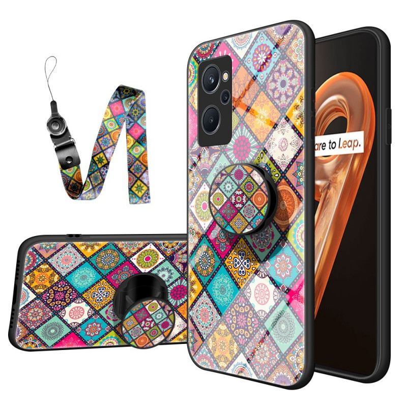 Maskica Realme 9i Patchwork Magnetski Držač