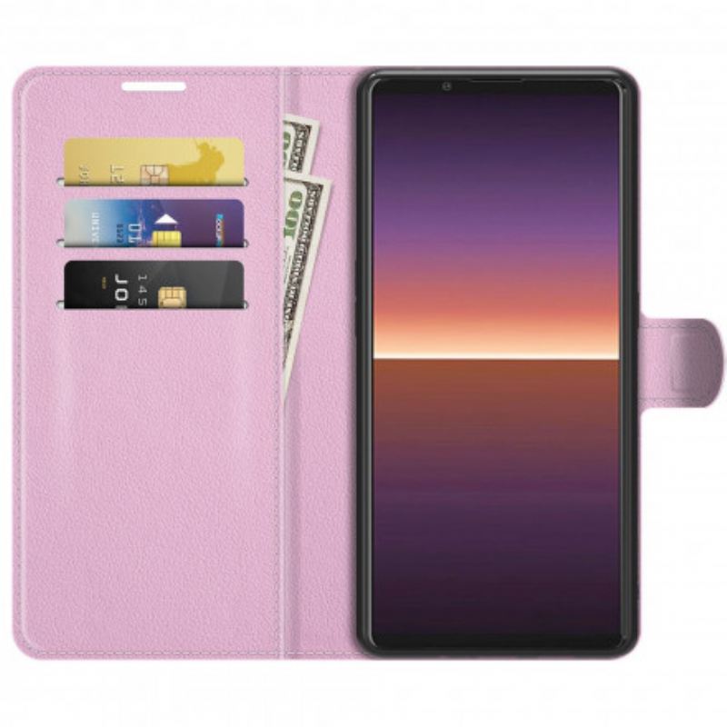 Flip Futrola Sony Xperia 1 III Klasični Učinak Ličija