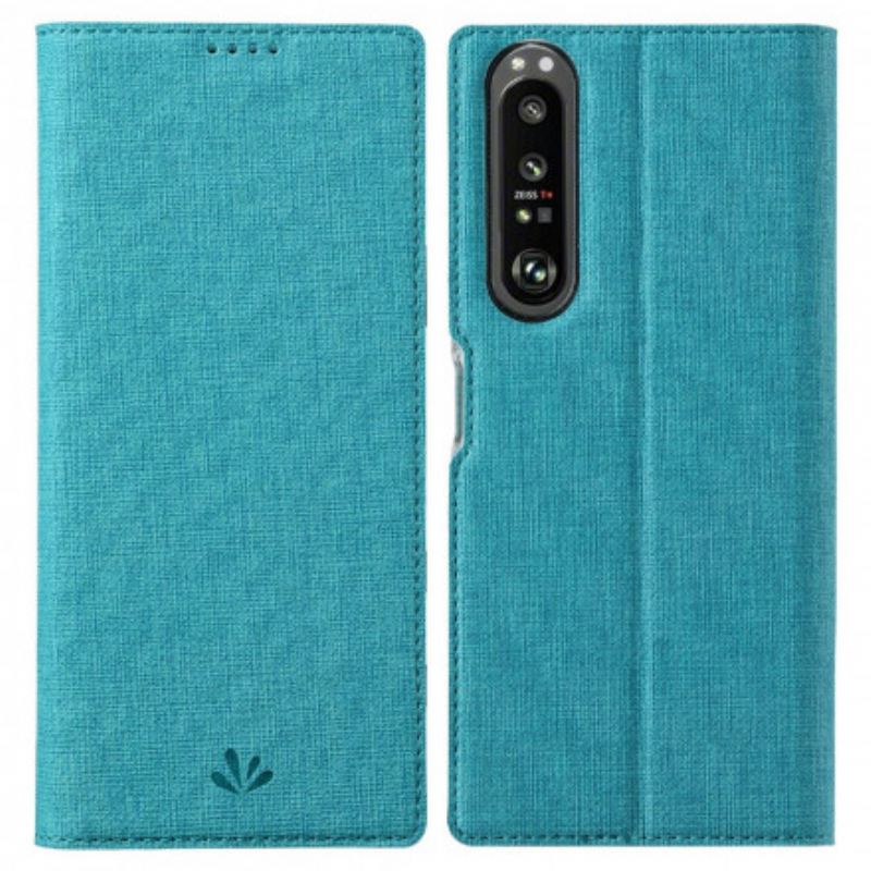 Flip Futrola Sony Xperia 1 III Kožna Futrola Teksturirani Vili Dmx