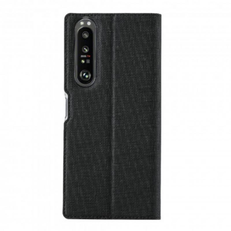 Flip Futrola Sony Xperia 1 III Kožna Futrola Teksturirani Vili Dmx