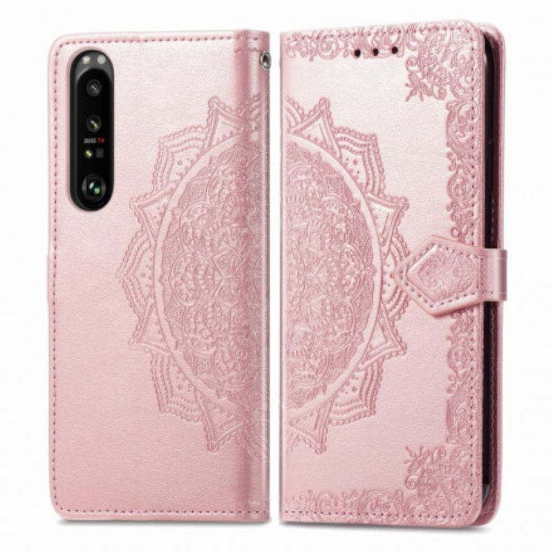 Flip Futrola Sony Xperia 1 III Mandala Srednji Vijek