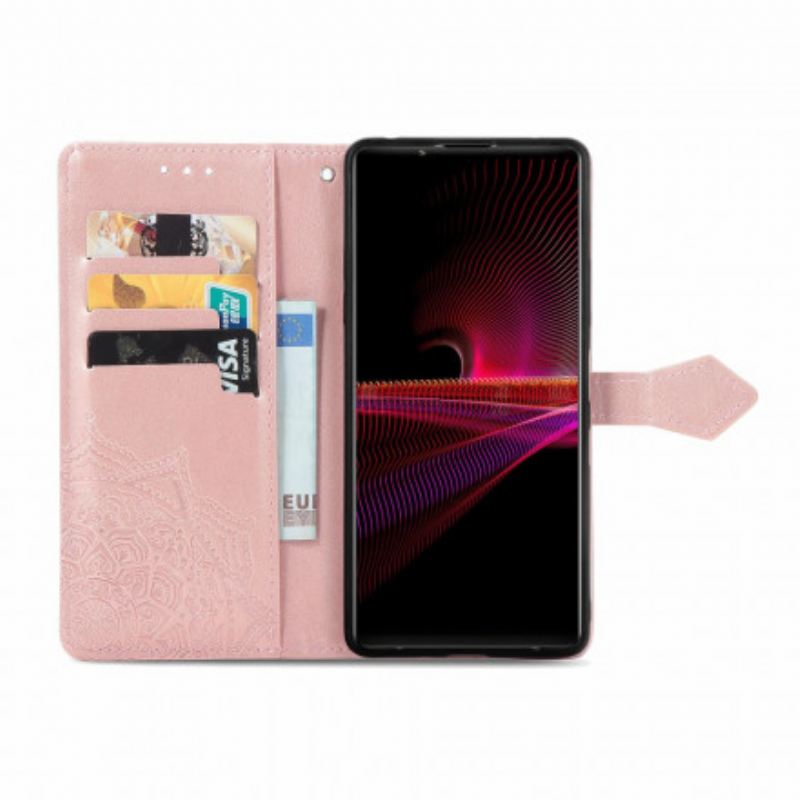 Flip Futrola Sony Xperia 1 III Mandala Srednji Vijek