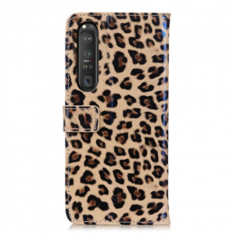 Kožna Futrola Sony Xperia 1 III Leopard