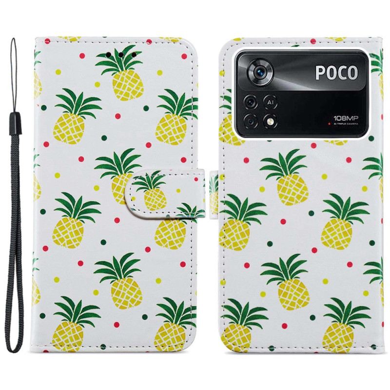 Flip Futrola Poco X4 Pro 5G Ananas S Remenčićima