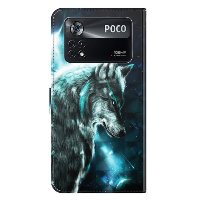 Futrola Poco X4 Pro 5G Lanyard Wolf