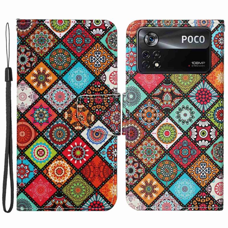 Futrola Poco X4 Pro 5G Patchwork S Remenčićima