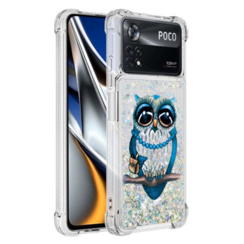 Maskica Poco X4 Pro 5G Gospođa Sova Glitter