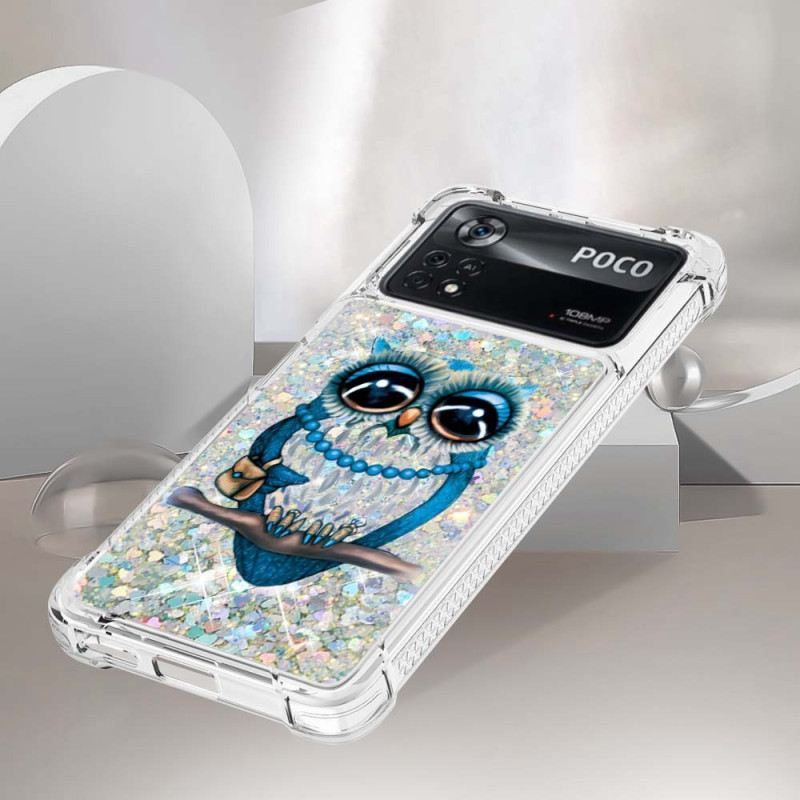 Maskica Poco X4 Pro 5G Gospođa Sova Glitter