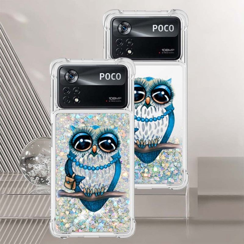 Maskica Poco X4 Pro 5G Gospođa Sova Glitter