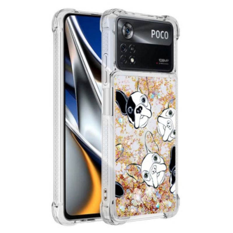 Maskica Poco X4 Pro 5G Mr Dog Sequins